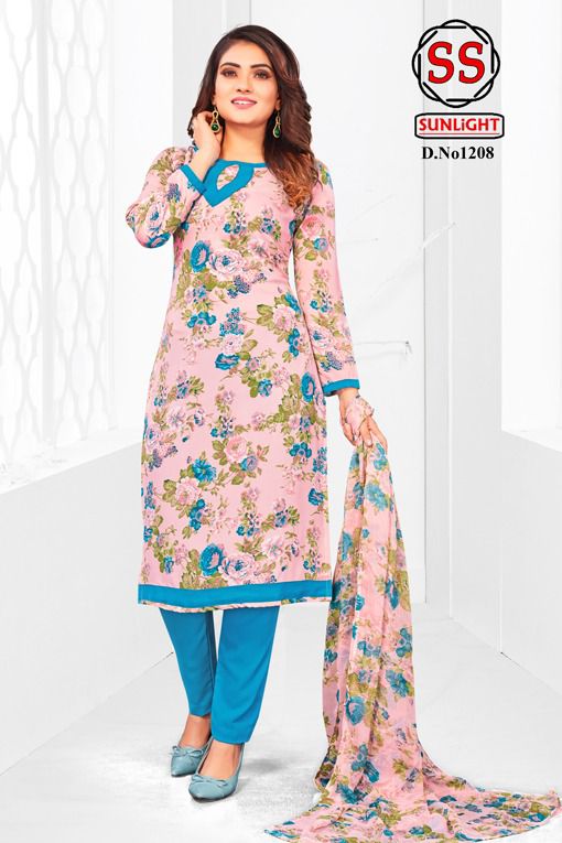 Ssc Sunlight Regular Wear Printed Designer Dress Material Collection
